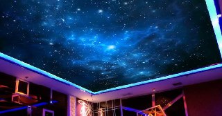 Натяжной потолок звездное небо Лесной, цена от 5281 руб.